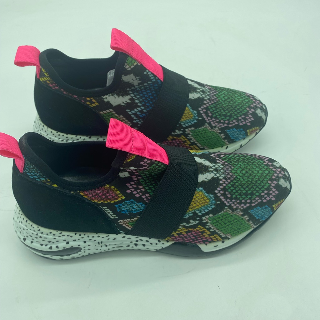 Steve Madden Cliff Snake Print Snickers, Leather And Man Made Material